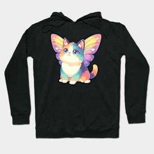 Rainbow Kawaii Cat Hoodie